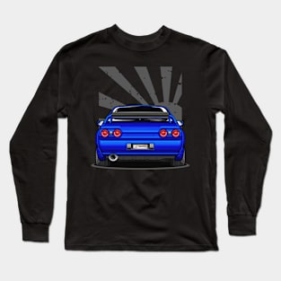 Monster Skyline GT-R R32 (Bayside Blue) Long Sleeve T-Shirt